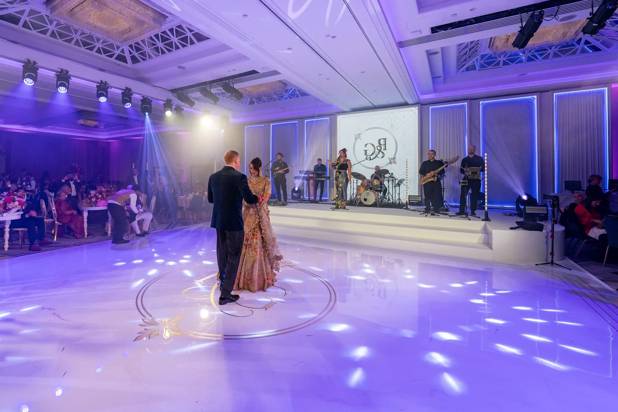 Royal Lancaster London, Pooja & Gary at Royal Lancaster London